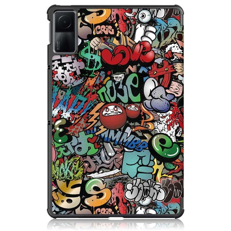 Patte chytré zavírací pouzdro na tablet Xiaomi Redmi Pad 10.6 - graffiti