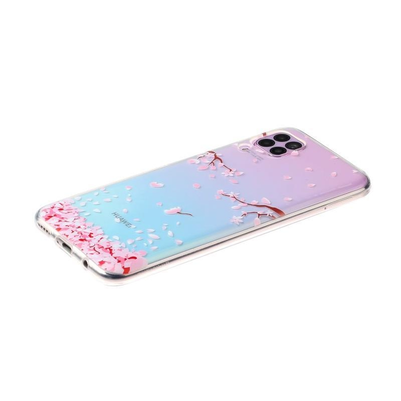 Patte gelový obal na mobil Huawei P40 Lite - okvětní lístky