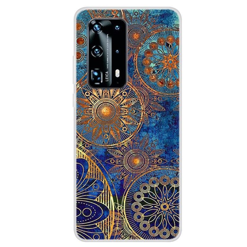 Patte gelový obal na mobil Huawei P40 Pro - kovová mandala