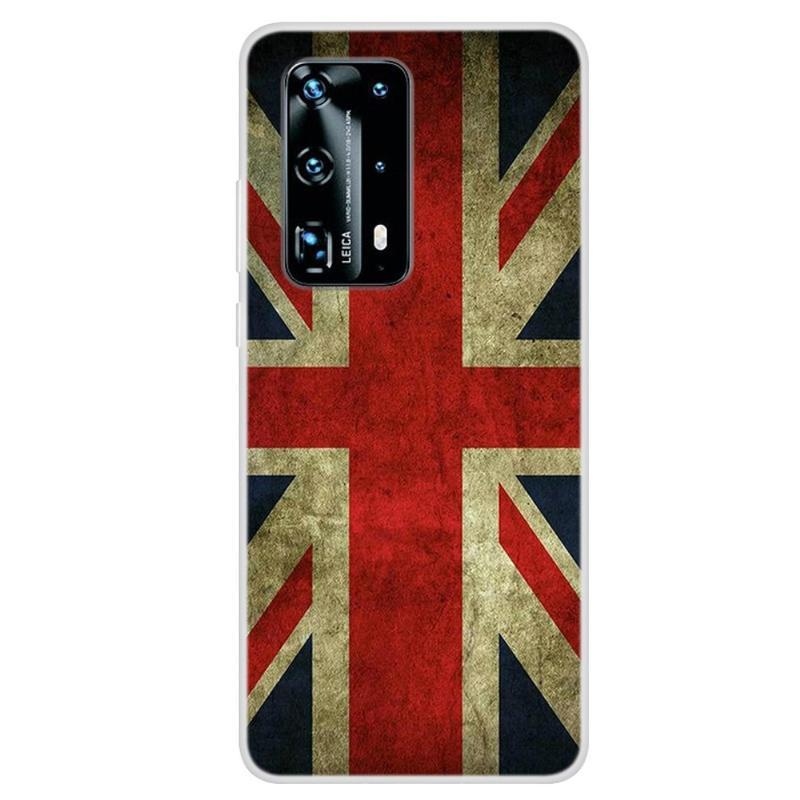 Patte gelový obal na mobil Huawei P40 Pro - vlajka