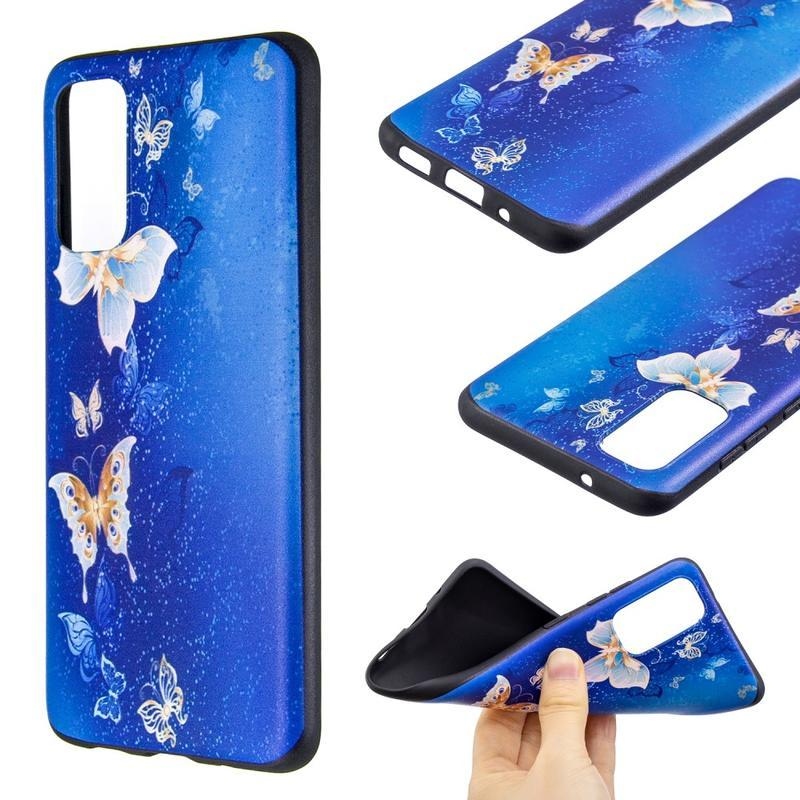 Patte gelový obal na mobil Samsung Galaxy S20 - motýli