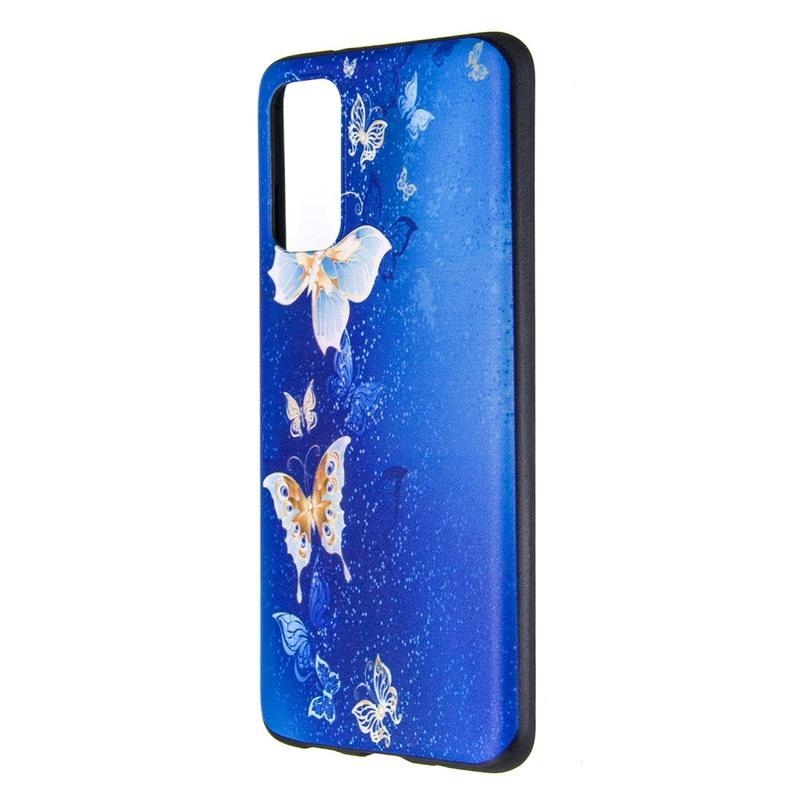 Patte gelový obal na mobil Samsung Galaxy S20 - motýli