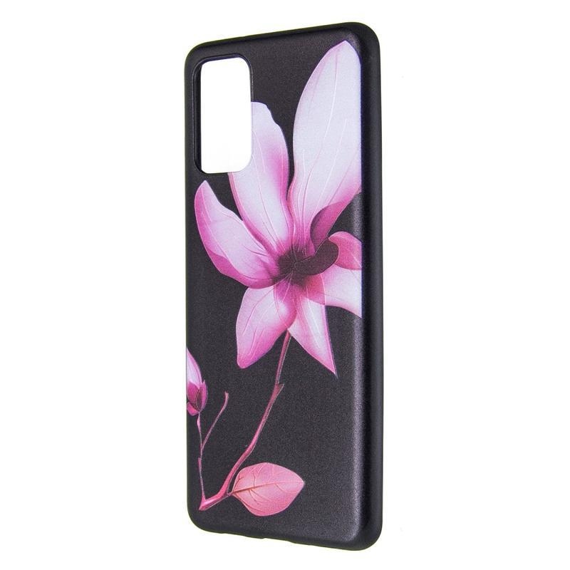 Patte gelový obal na mobil Samsung Galaxy S20 Plus - růžový květ