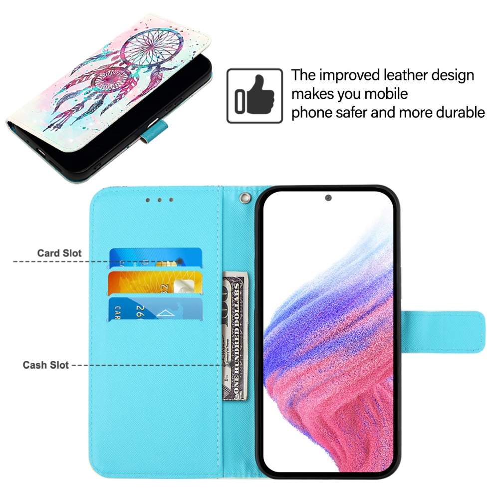 Patte knížkové pouzdro na Google Pixel 11 Pro/11 - barevný lapač snů