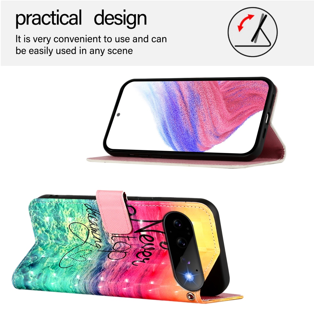Patte knížkové pouzdro na Google Pixel 11 Pro/11 - nepřestávej snít