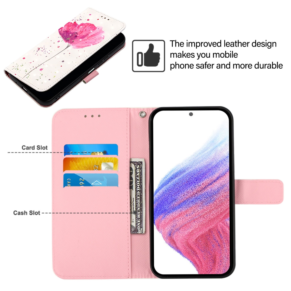 Patte knížkové pouzdro na Google Pixel 11 Pro/11 - růžový květ