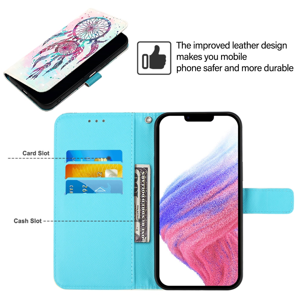 Patte knížkové pouzdro na iPhone 18 Pro Max/17 Pro Max - barevný lapač snů