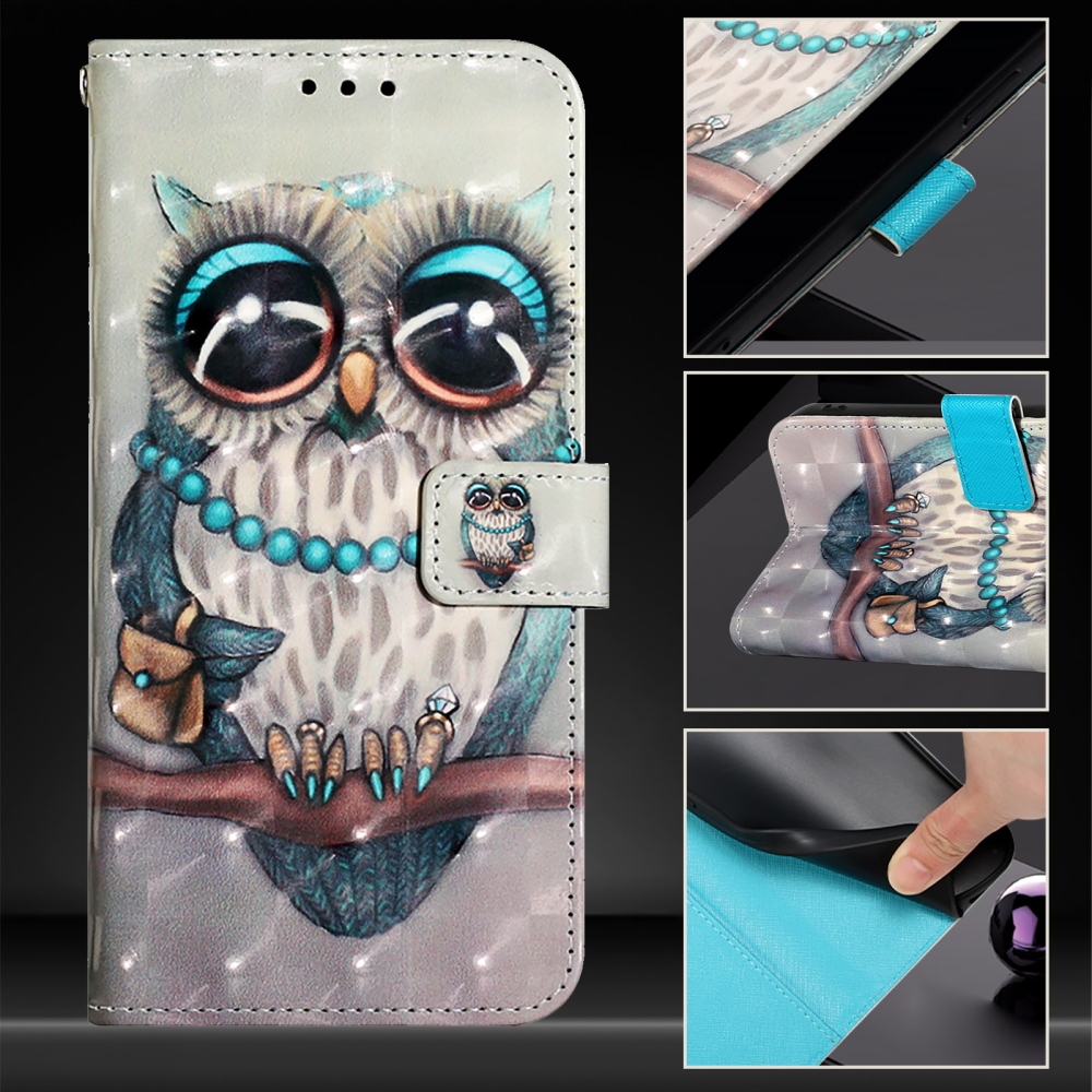 Patte knížkové pouzdro na iPhone 18 Pro Max/17 Pro Max - sova