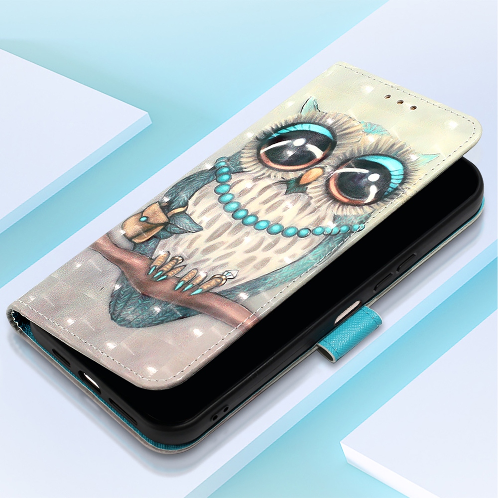 Patte knížkové pouzdro na iPhone 18 Pro Max/17 Pro Max - sova