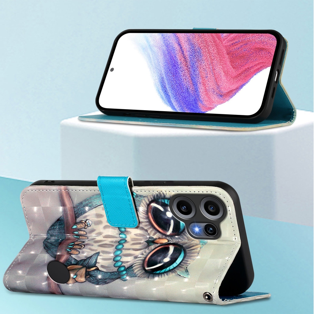 Patte knížkové pouzdro na Nothing CMF Phone 2 Pro - sova