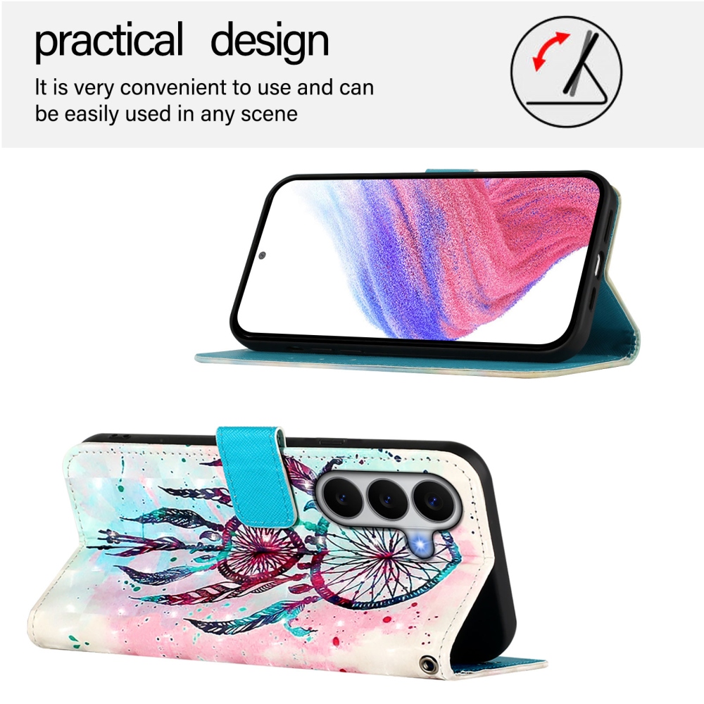 Patte knížkové pouzdro na Samsung Galaxy A27 - barevný lapač snů
