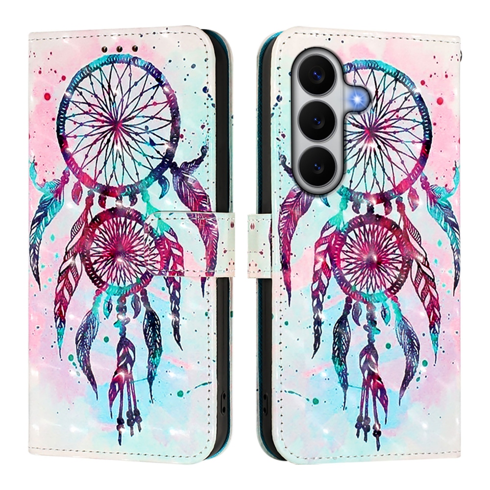 Patte knížkové pouzdro na Samsung Galaxy A27 - barevný lapač snů
