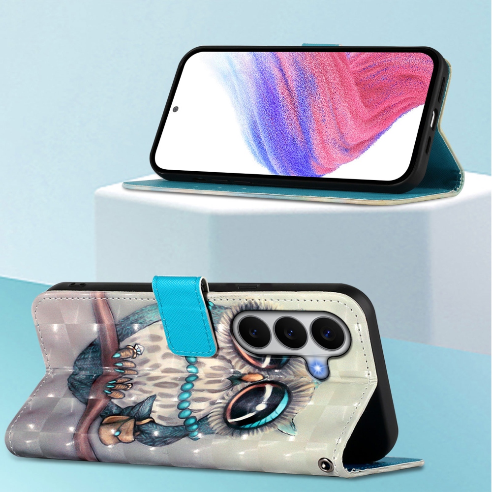 Patte knížkové pouzdro na Samsung Galaxy A27 - sova