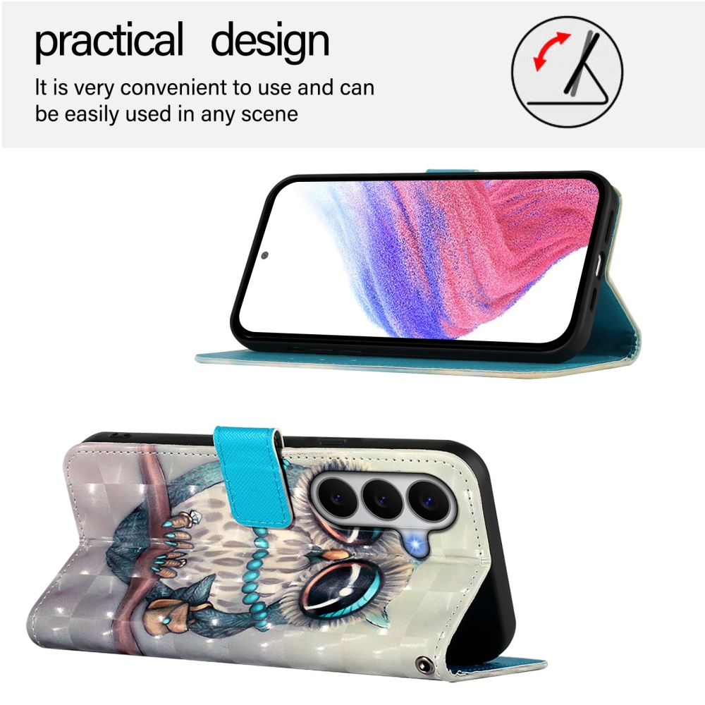 Patte knížkové pouzdro na Samsung Galaxy A27 - sova