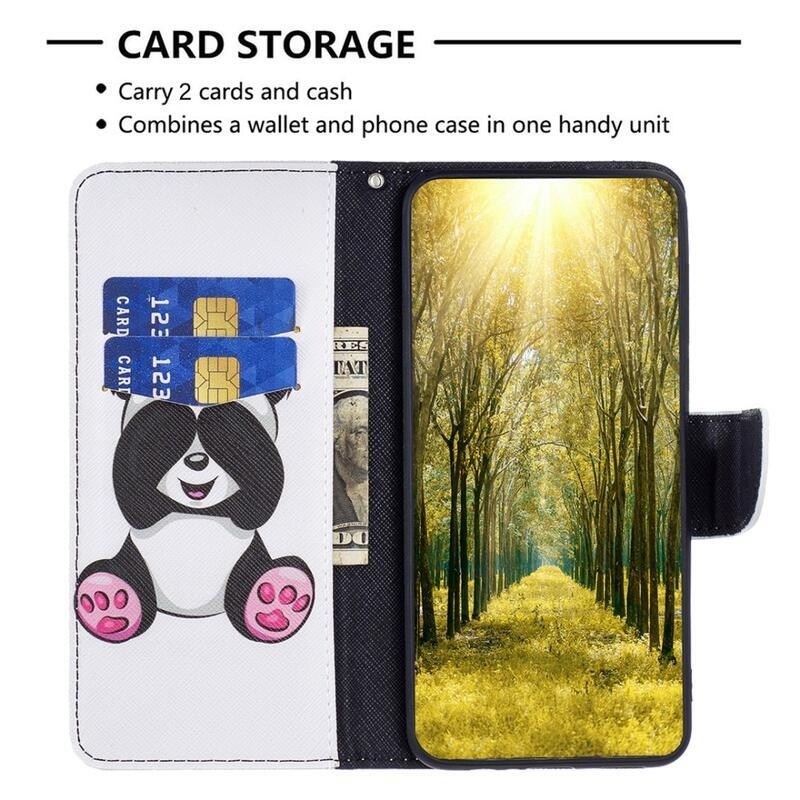 Patte knížkové pouzdro na Xiaomi 13 Lite - roztomilá panda