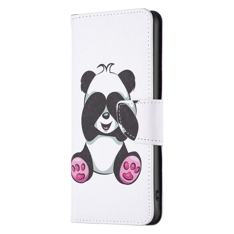 Patte knížkové pouzdro na Xiaomi 13 Lite - roztomilá panda