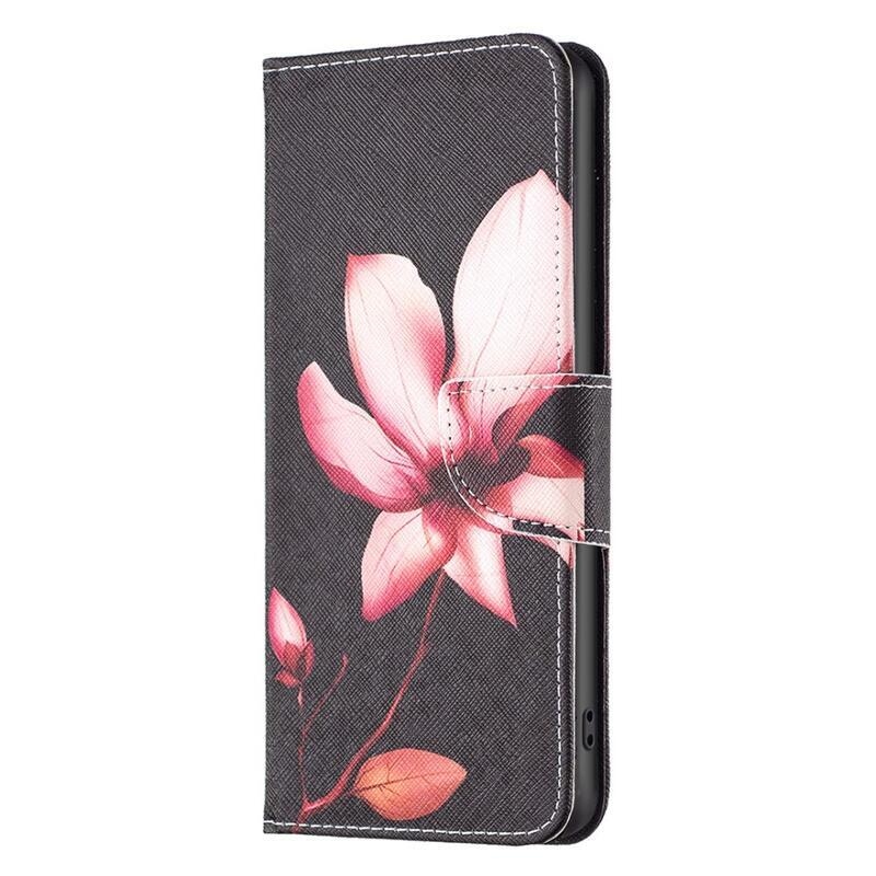 Patte knížkové pouzdro na Xiaomi 13 Lite - růžový květ