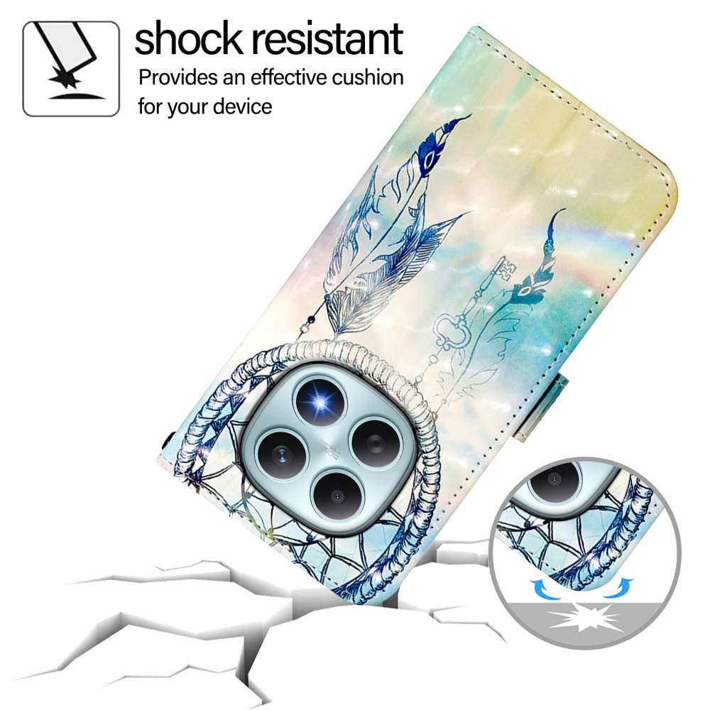 Patte knížkové pouzdro na Xiaomi Poco M8 5G/Redmi Note 15 5G/Note 15 4G - lapač snů