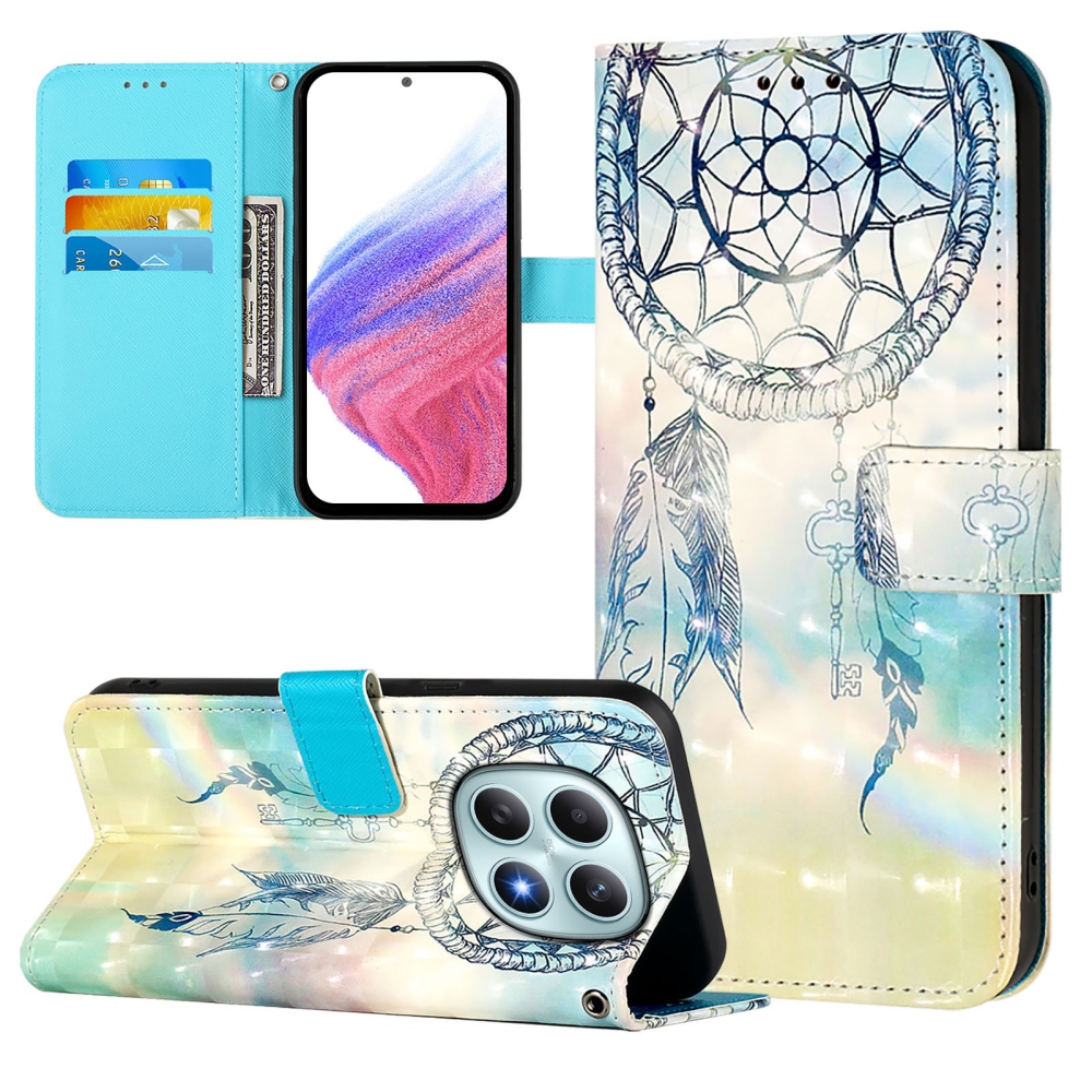 Patte knížkové pouzdro na Xiaomi Poco M8 5G/Redmi Note 15 5G/Note 15 4G - lapač snů