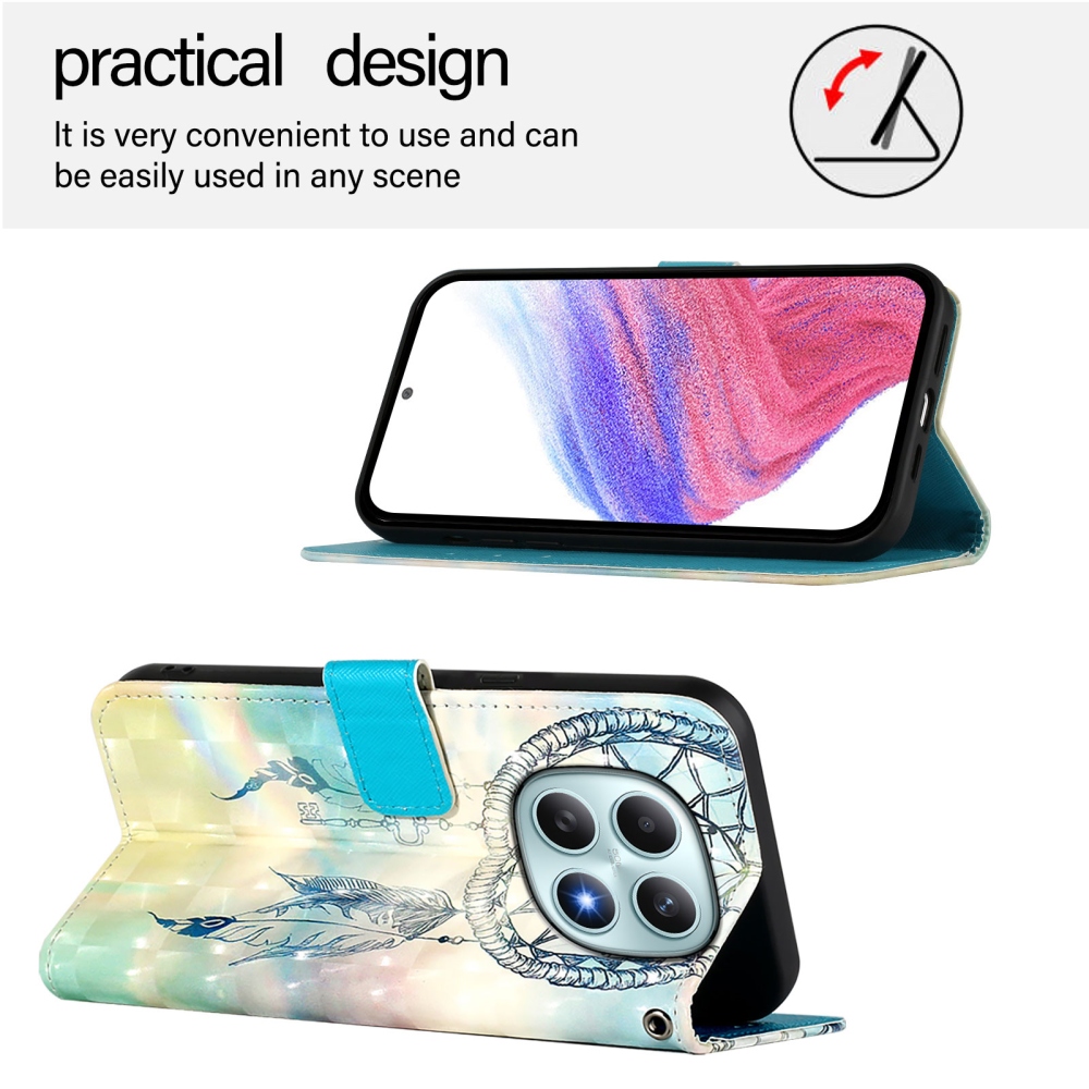 Patte knížkové pouzdro na Xiaomi Poco M8 5G/Redmi Note 15 5G/Note 15 4G - lapač snů