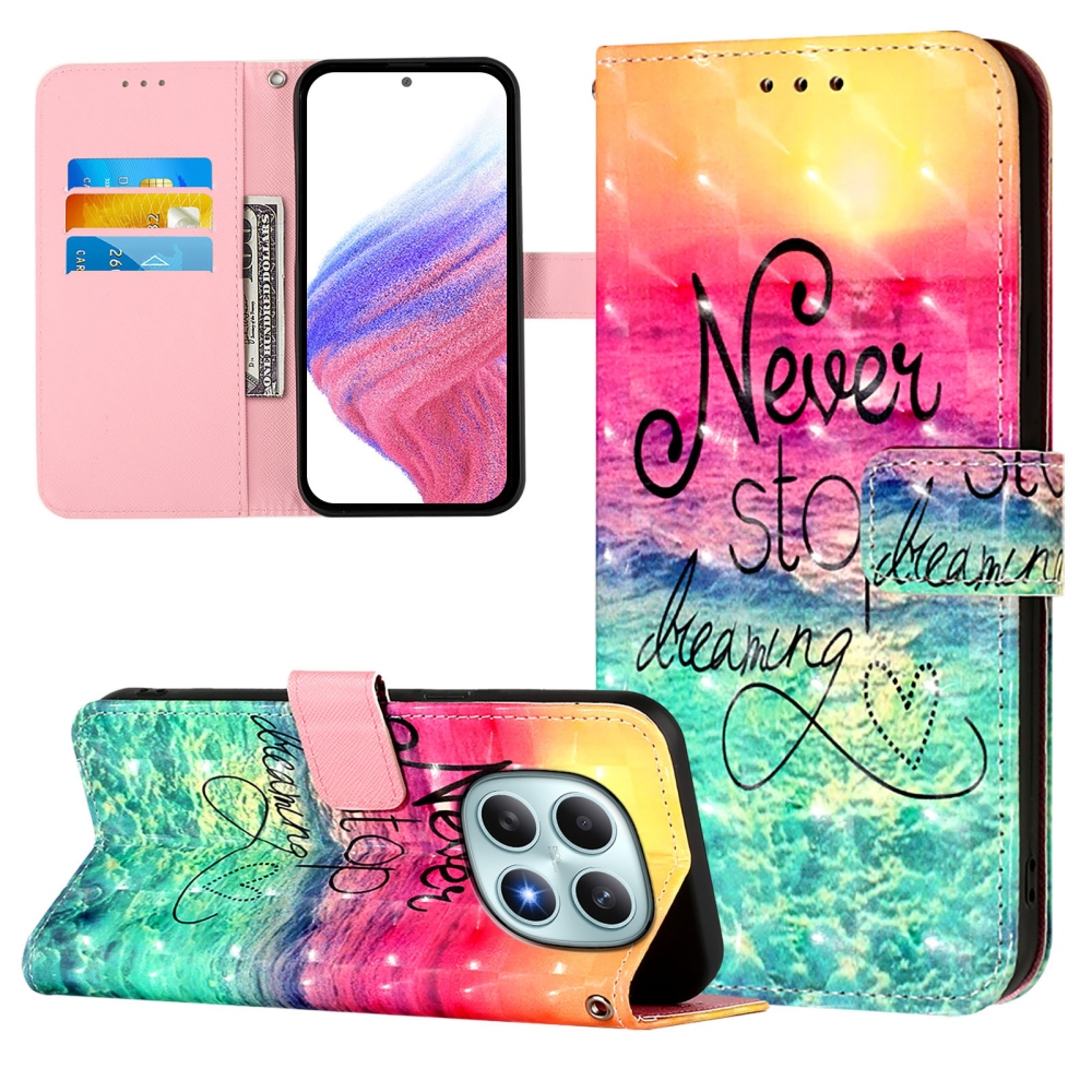 Patte knížkové pouzdro na Xiaomi Poco M8 5G/Redmi Note 15 5G/Note 15 4G - nepřestávej snít