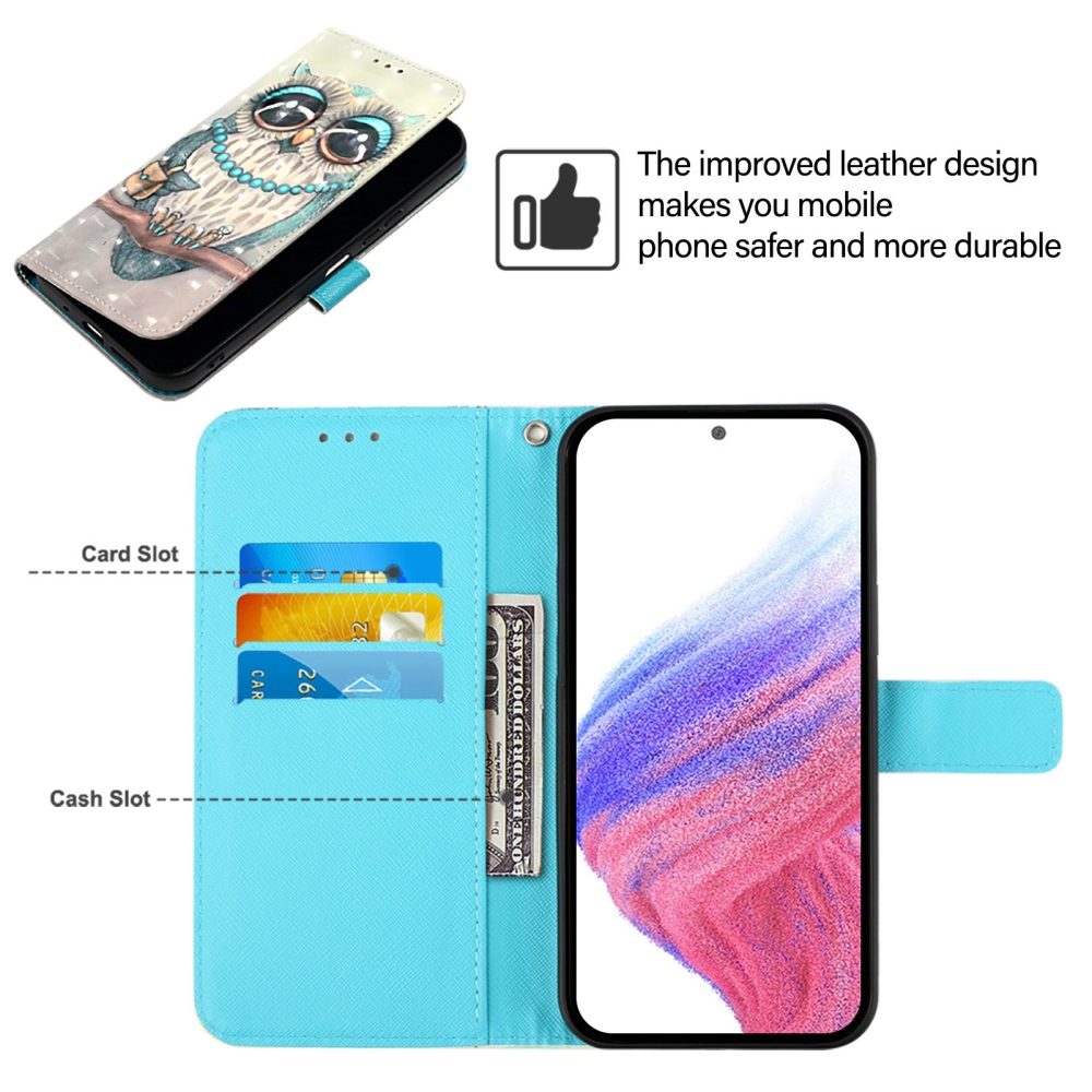 Patte knížkové pouzdro na Xiaomi Poco M8 5G/Redmi Note 15 5G/Note 15 4G - sova