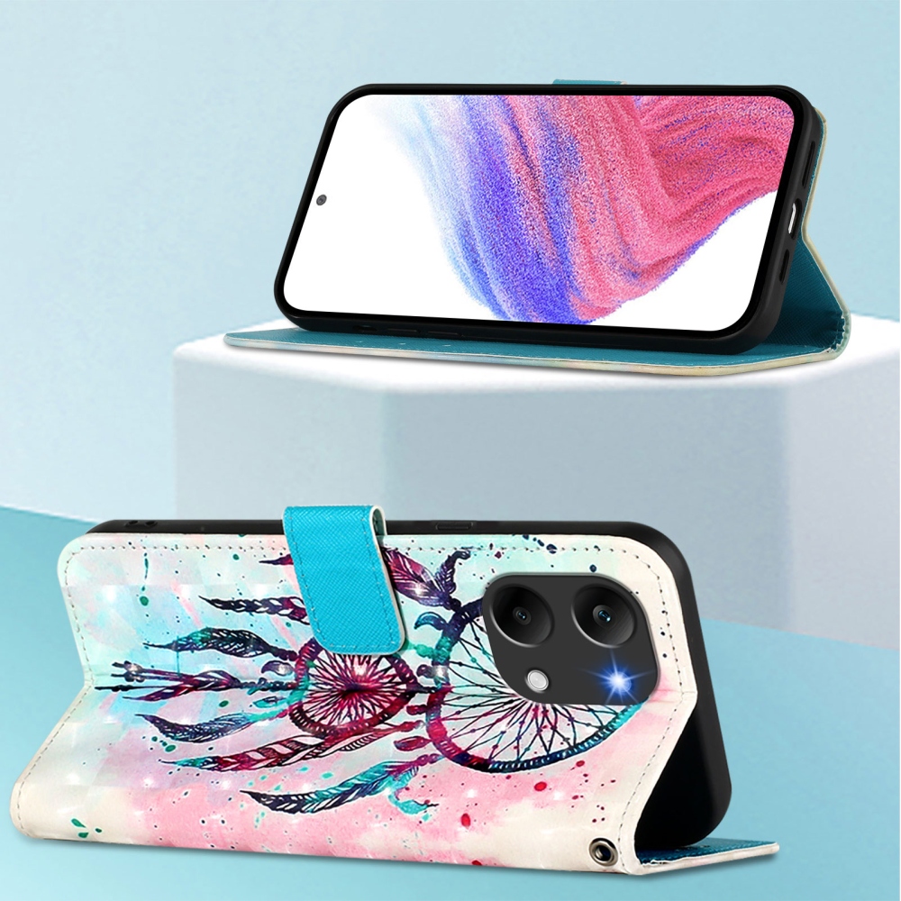 Patte knížkové pouzdro na Xiaomi Poco X8 Pro Max 5G - barevný lapač snů