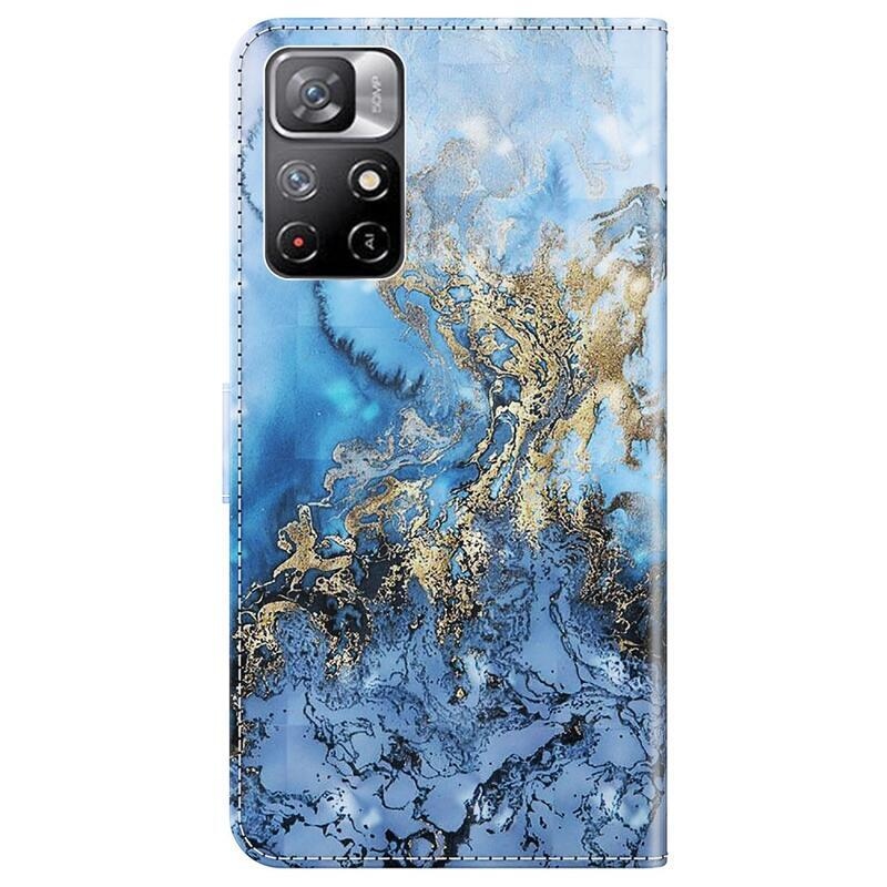Print peněženkové pouzdro na mobil Xiaomi Poco M4 Pro 5G/Redmi Note 11S 5G - abstraktní vzor
