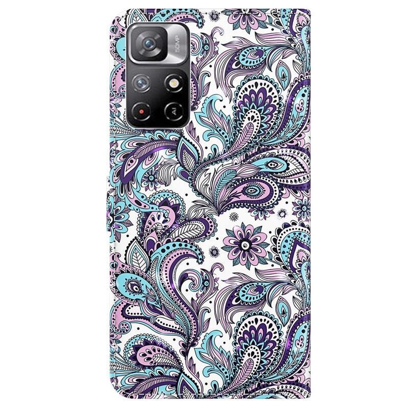 Print peněženkové pouzdro na mobil Xiaomi Poco M4 Pro 5G/Redmi Note 11S 5G - kašmírový vzor