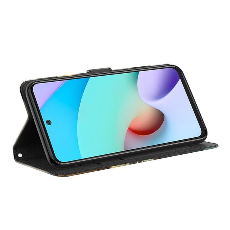 Print peněženkové pouzdro na mobil Xiaomi Poco M4 Pro 5G/Redmi Note 11S 5G - kočka a odraz tygra