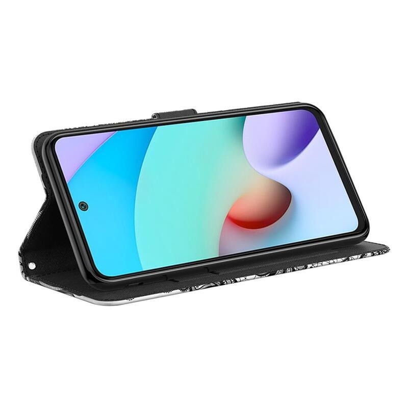 Print peněženkové pouzdro na mobil Xiaomi Poco M4 Pro 5G/Redmi Note 11S 5G - krajkový květ