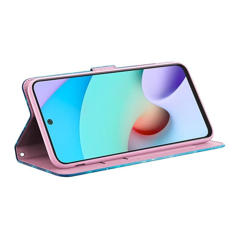 Patte peněženkové pouzdro na mobil Xiaomi Poco M4 Pro 5G/Redmi Note 11S 5G - modří motýli