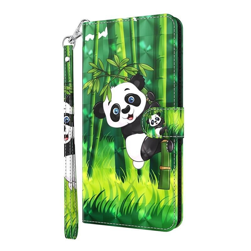 Print peněženkové pouzdro na mobil Xiaomi Poco M4 Pro 5G/Redmi Note 11S 5G - panda na bambusu
