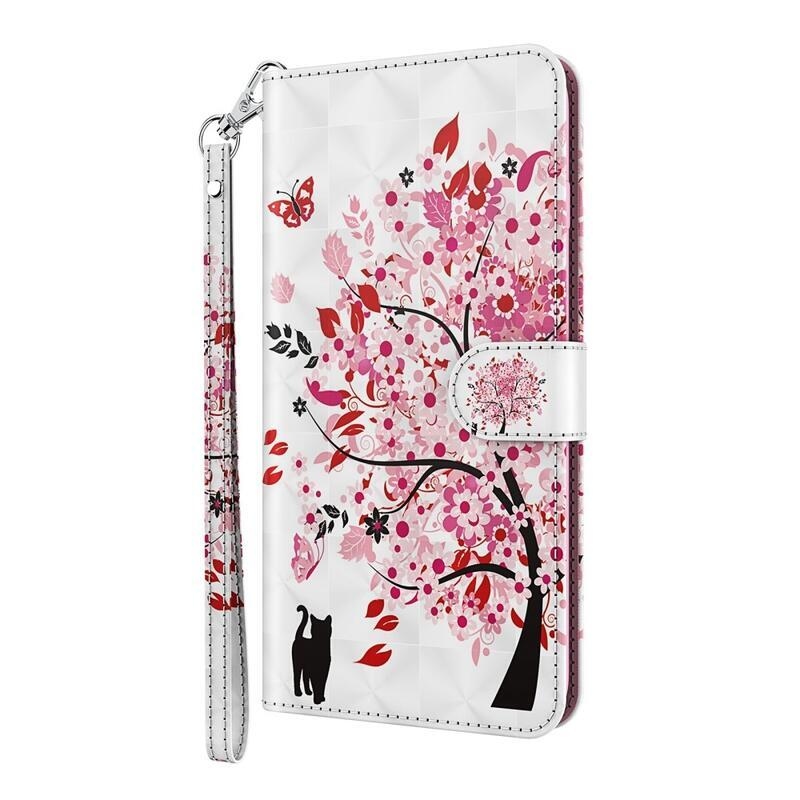 Print peněženkové pouzdro na mobil Xiaomi Poco M4 Pro 5G/Redmi Note 11S 5G - rozkvetlý strom