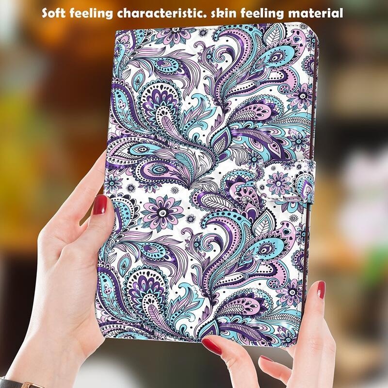 Patte zavírací pouzdro na Lenovo Tab P11 Pro - kašmírový květ