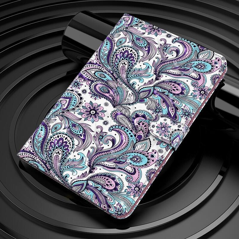 Patte zavírací pouzdro na Lenovo Tab P11 Pro - kašmírový květ