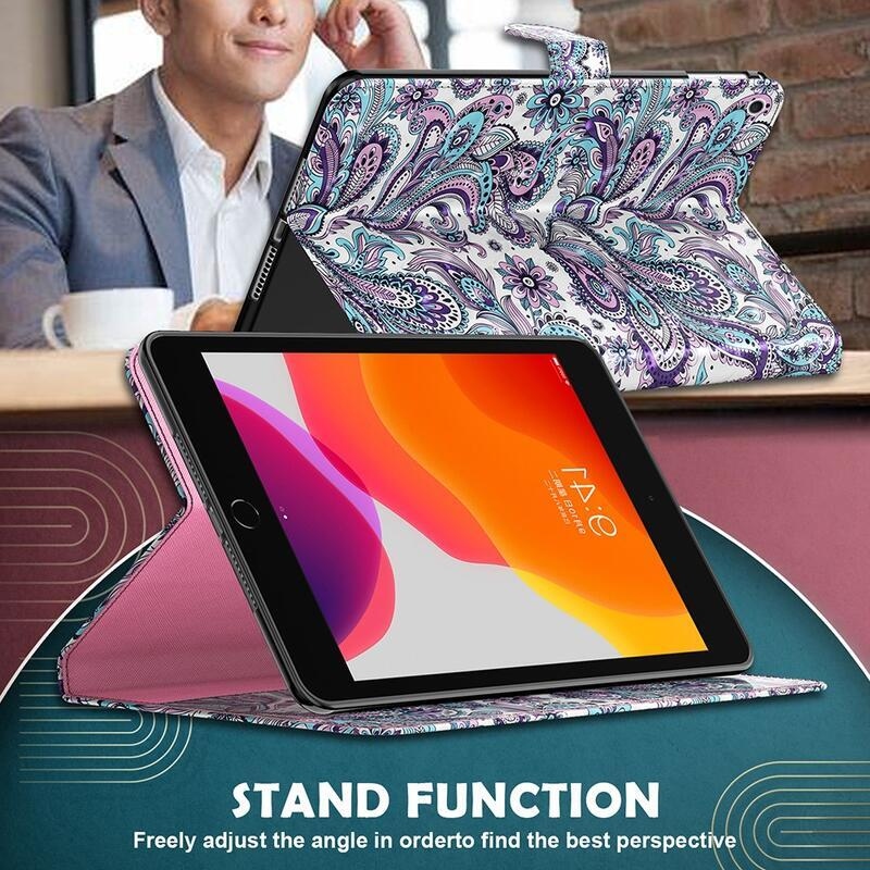 Patte zavírací pouzdro na Lenovo Tab P11 Pro - kašmírový květ