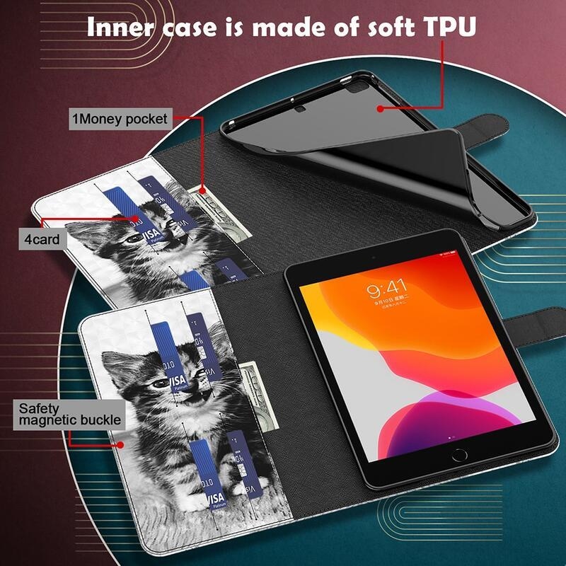 Patte zavírací pouzdro na Lenovo Tab P11 Pro - kotě