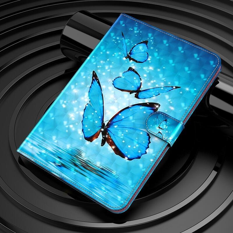Patte zavírací pouzdro na Lenovo Tab P11 Pro - modří motýli
