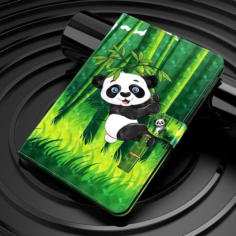 Patte zavírací pouzdro na Lenovo Tab P11 Pro - panda na bambusu