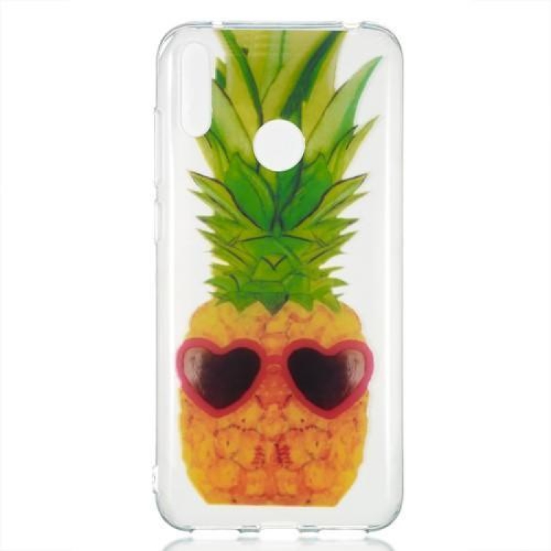 Pattern gelový obal na mobil Huawei Y7 (2019) - ananas