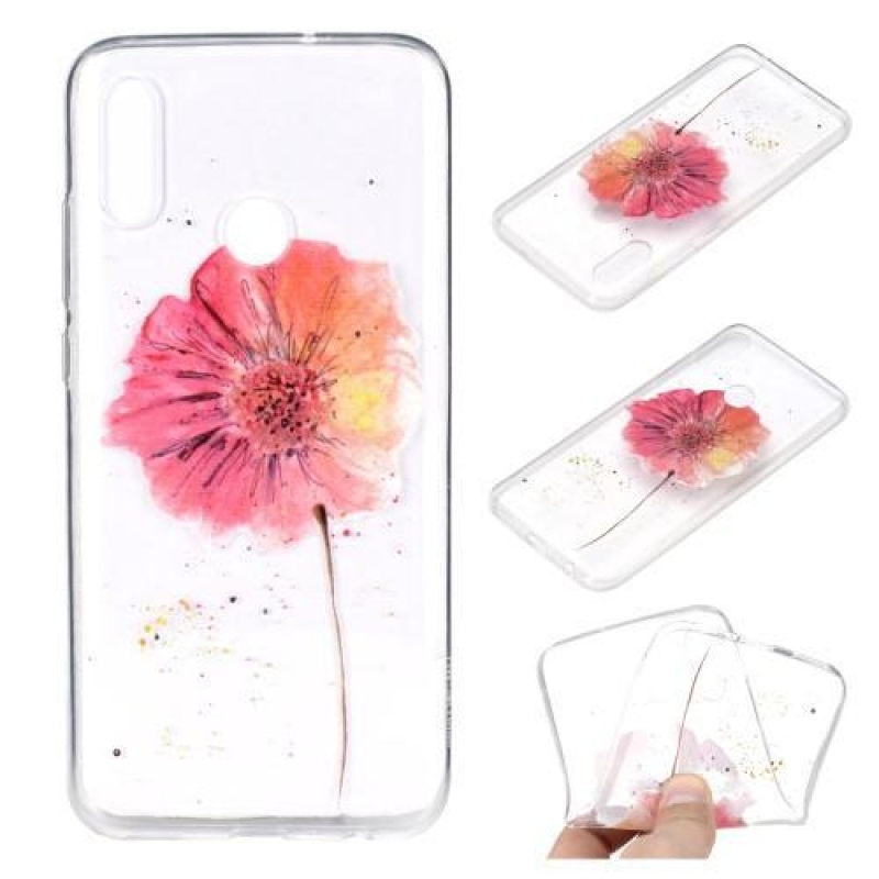 Pattern gelový obal na mobil Huawei Y7 (2019) - krásné květy
