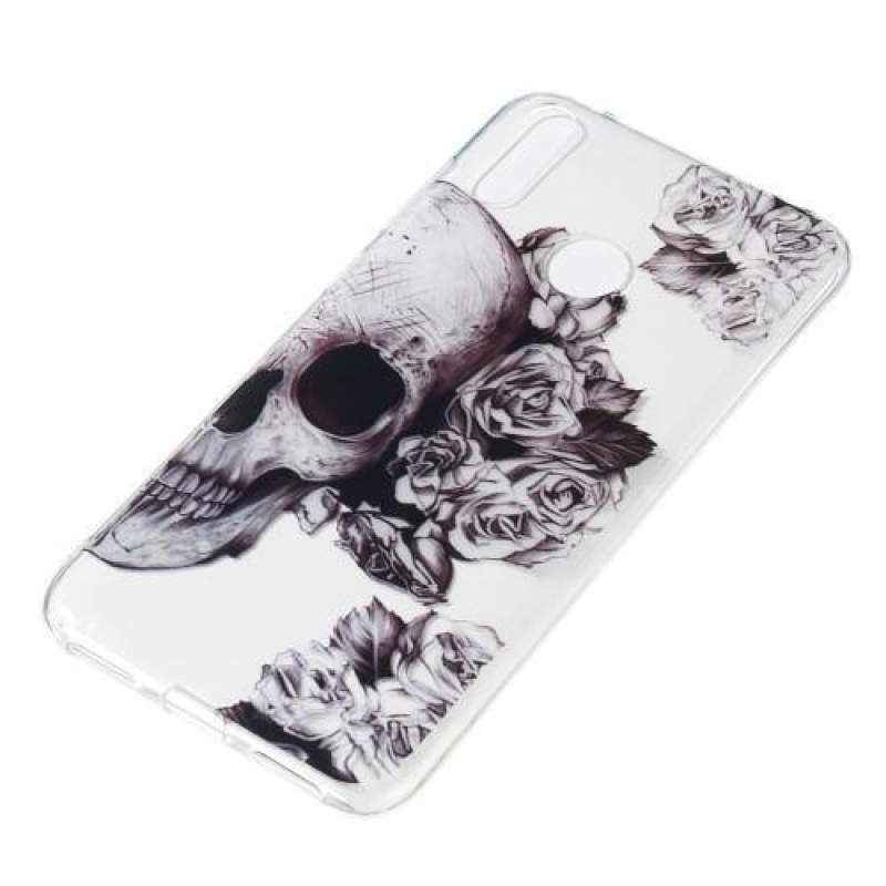 Pattern gelový obal na mobil Huawei Y7 (2019) - lebka