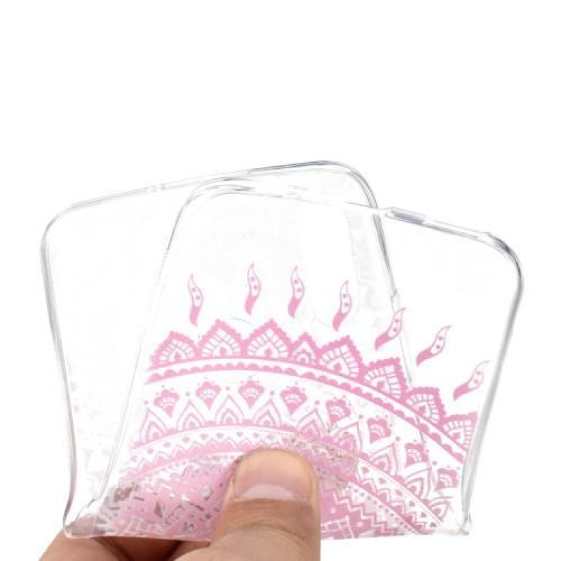 Pattern gelový obal na mobil Huawei Y7 (2019) - růžové květy