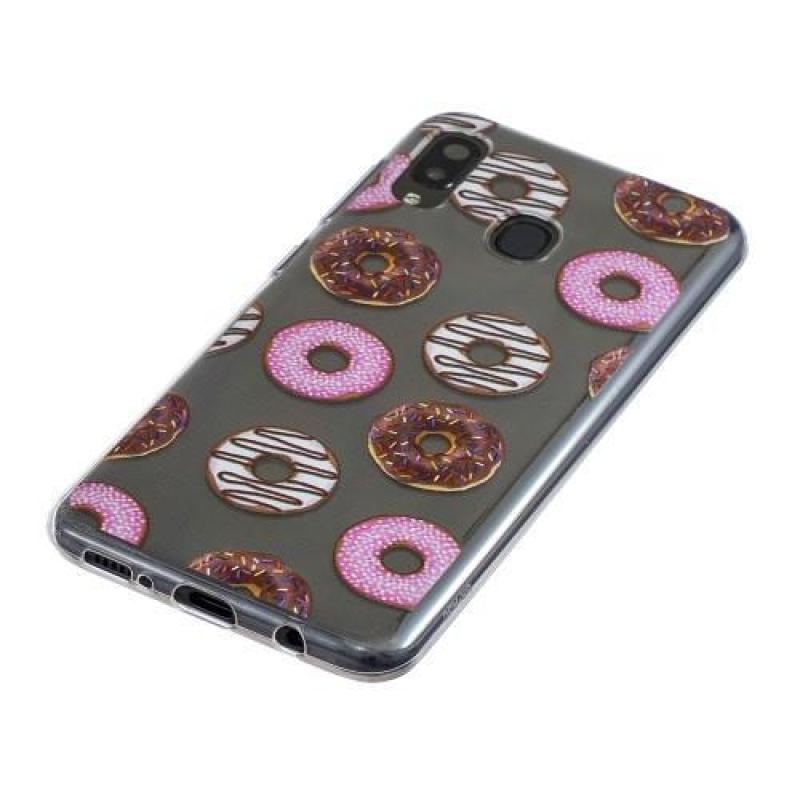 Pattern gelový obal na mobil Samsung Galaxy A20 / A30 - donuty