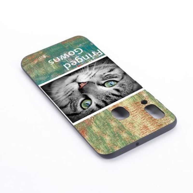 Pattern gelový obal na mobil Samsung Galaxy A40 - kočka