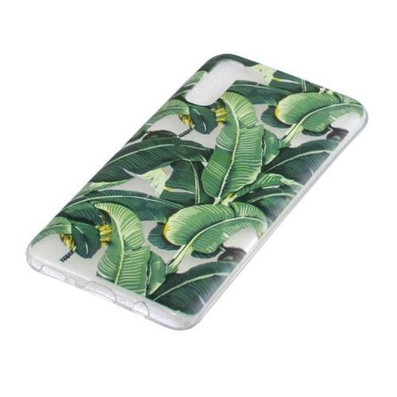 Pattern gelový obal na mobil Samsung Galaxy A50 / A30s - banánové listy