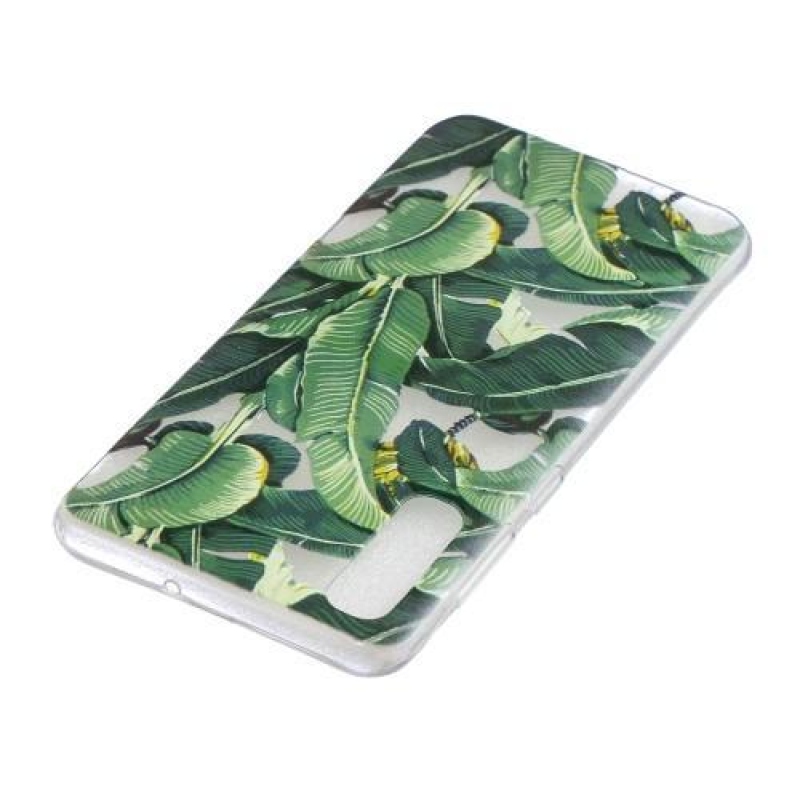 Pattern gelový obal na mobil Samsung Galaxy A50 / A30s - banánové listy