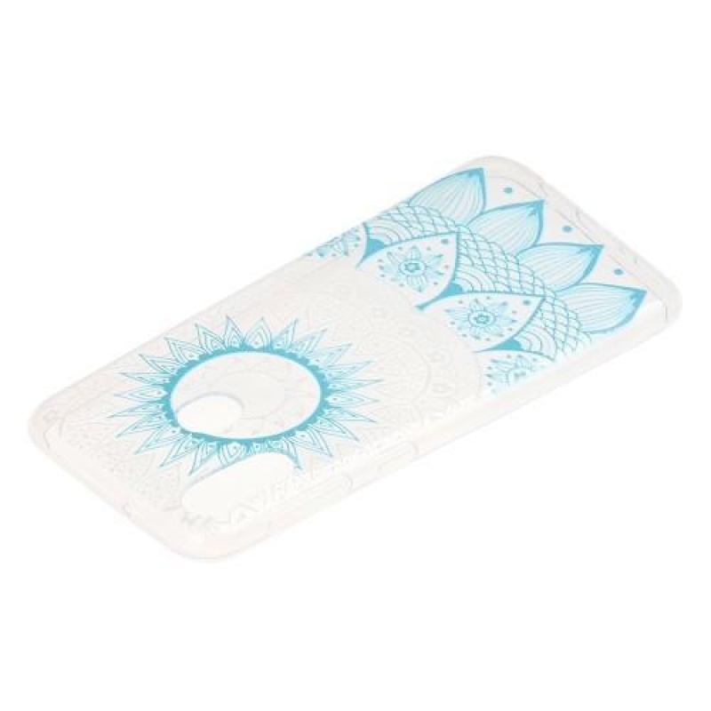 Pattern gelový obal na mobil Samsung Galaxy M20 - modrá mandala