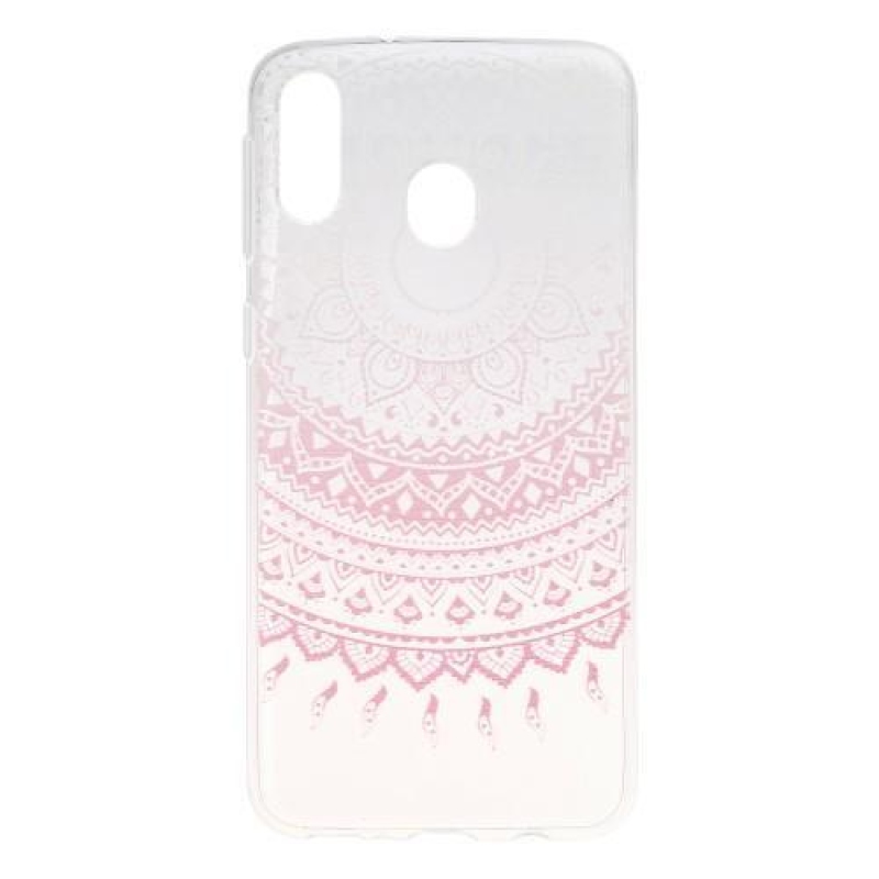 Pattern gelový obal na mobil Samsung Galaxy M20 - růžová mandala